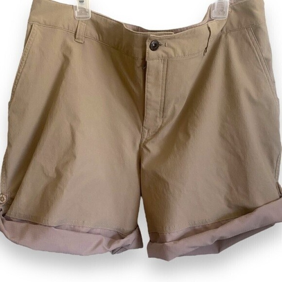 The North Face Wandur Hike 9" Inseam Khaki Lightweight Outerwear Shorts Camping - Picture 1 of 12